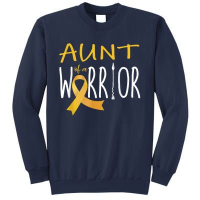 Childhood Cancer Awareness Aunt Of A Warrior Sweatshirt