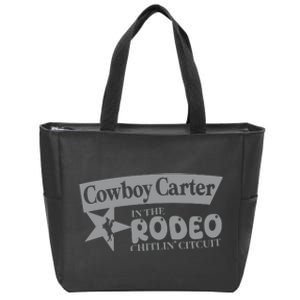 Cowboy Carter And The Rodeo Chitlin Circuit Funny Zip Tote Bag