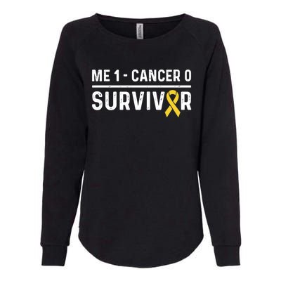 Childhood Cancer Awareness Ribbon Survivor Remission Cool Gift Womens California Wash Sweatshirt