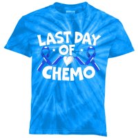 Colon Cancer Awareness Chemotherapy World Cancer Day Funny Gift Kids Tie-Dye T-Shirt