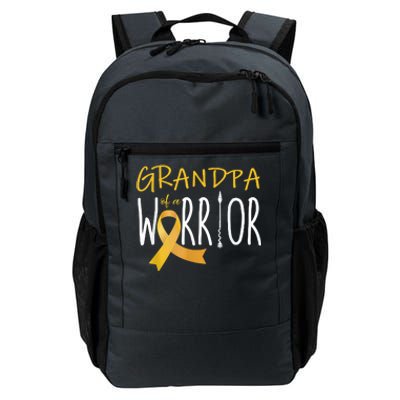 Childhood Cancer Awareness Grandpa Of A Warrior Daily Commute Backpack