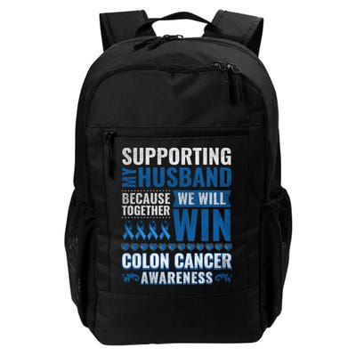 Colon Cancer Awareness Colonoscopy Support Husband Gift Funny Gift Backpack