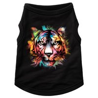 Cool Colorful Abstract Realistic Tiger Face Doggie Tank