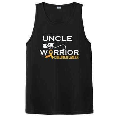 Childhood Cancer Awareness Uncle Of A Warrior PosiCharge Competitor Tank