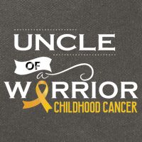 Childhood Cancer Awareness Uncle Of A Warrior Cotton Canvas Backpack