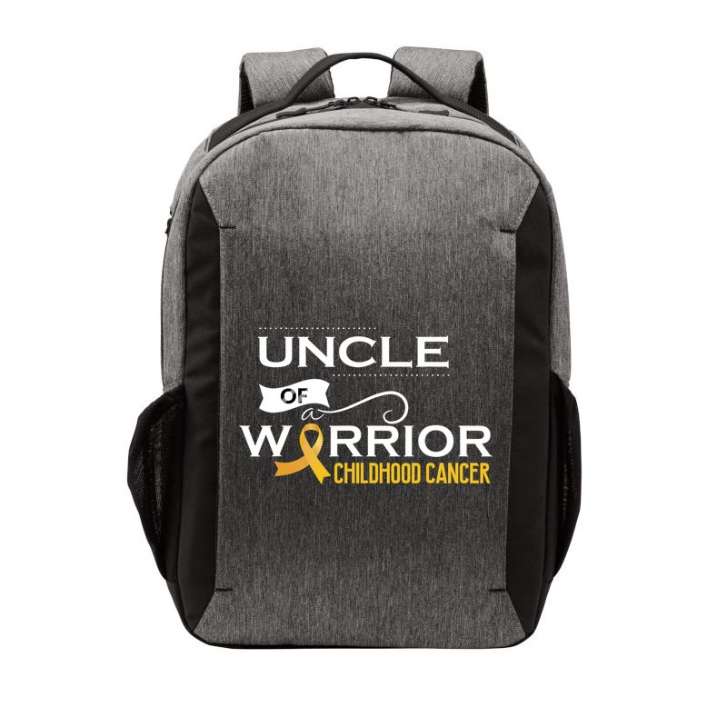 Childhood Cancer Awareness Uncle Of A Warrior Vector Backpack