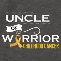Childhood Cancer Awareness Uncle Of A Warrior Vector Backpack