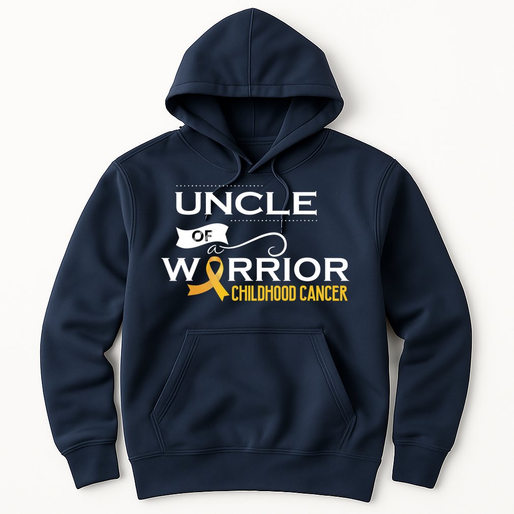 Childhood Cancer Awareness Uncle Of A Warrior Hoodie
