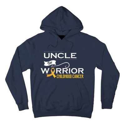 Childhood Cancer Awareness Uncle Of A Warrior Hoodie