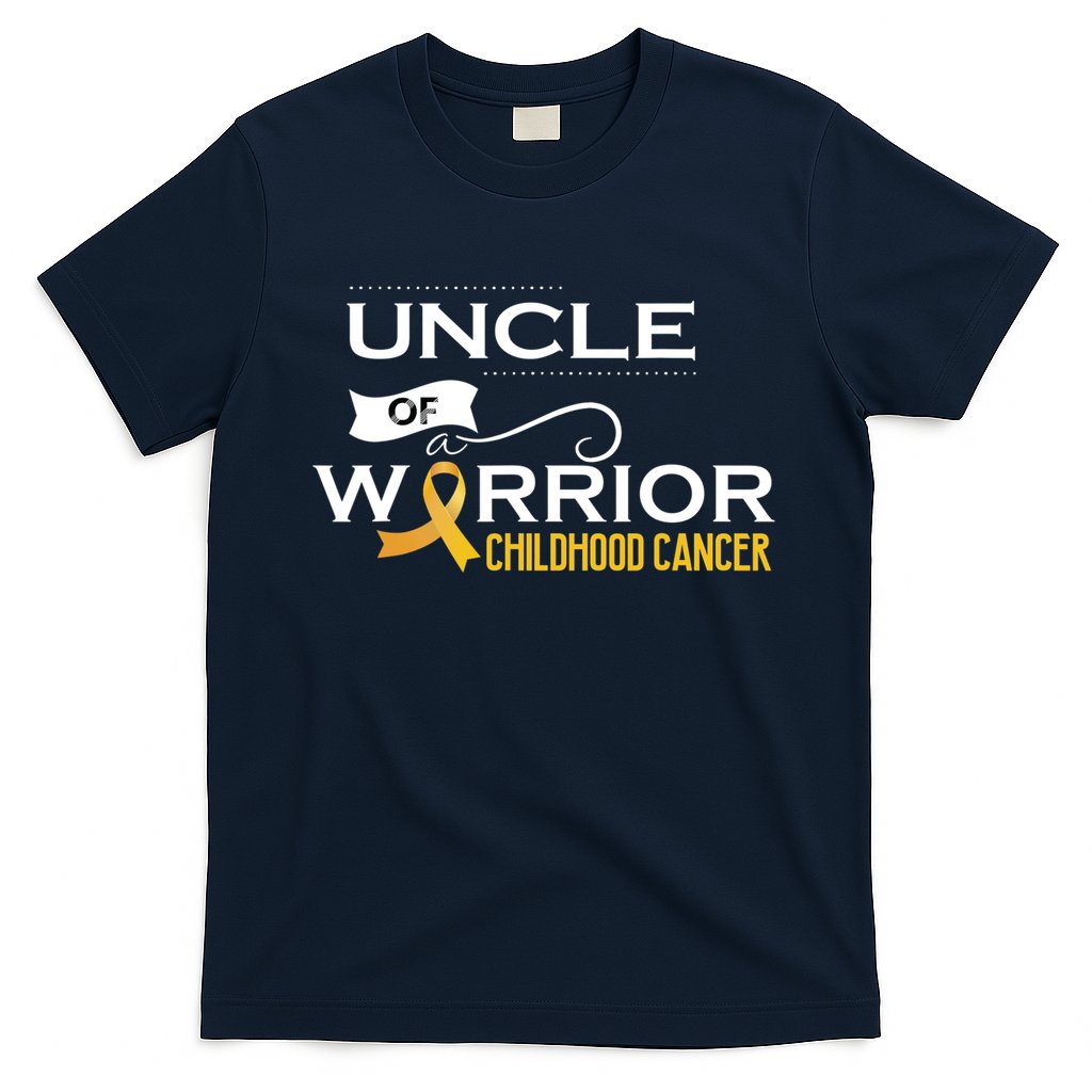 Childhood Cancer Awareness Uncle Of A Warrior T-Shirt