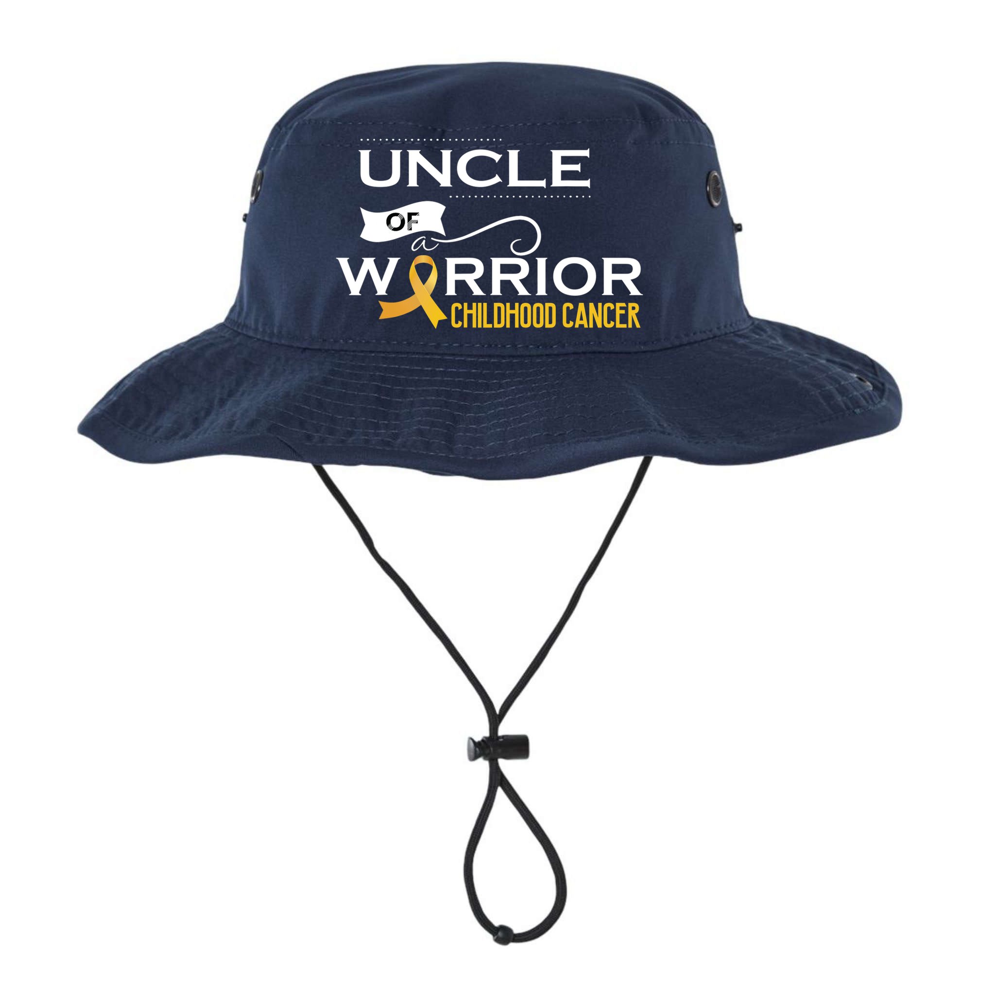 Childhood Cancer Awareness Uncle Of A Warrior Bucket Hat
