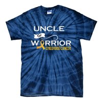 Childhood Cancer Awareness Uncle Of A Warrior Tie-Dye T-Shirt