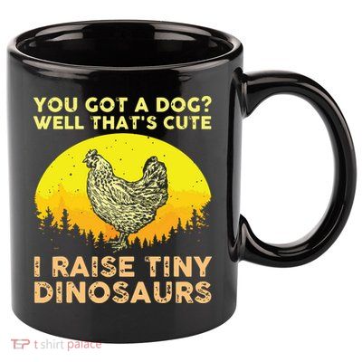 Cool Chicken Art For Men Women Kids Poultry Chicken Farmer 11oz C Handle Ceramic Mug