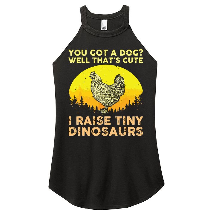 Cool Chicken Art For Men Women Kids Poultry Chicken Farmer Women's Perfect Tri Rocker Tank