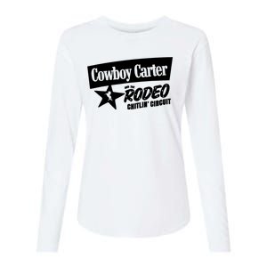 Cowboy Carter And The Rodeo Chitlin Circuit Funny Womens Cotton Relaxed Long Sleeve T-Shirt