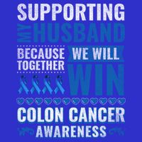 Colon Cancer Awareness Colonoscopy Support Husband Gift Baby Bodysuit