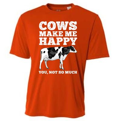 Cool Cow Art For Men Women Cow Farmer Dairy Cows Farm Animal Cooling Performance Crew T-Shirt