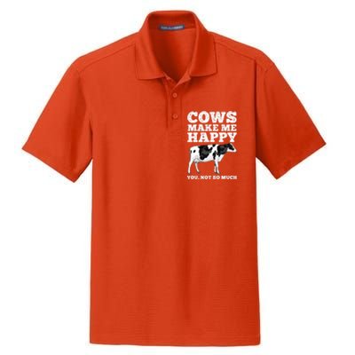 Cool Cow Art For Men Women Cow Farmer Dairy Cows Farm Animal Dry Zone Grid Polo