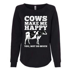 Cool Cow Art For Men Women Cow Farmer Dairy Cows Farm Animal Womens California Wash Sweatshirt