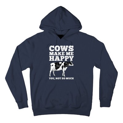 Cool Cow Art For Men Women Cow Farmer Dairy Cows Farm Animal Hoodie