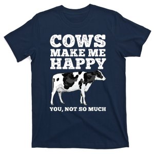 Cool Cow Art For Men Women Cow Farmer Dairy Cows Farm Animal T-Shirt