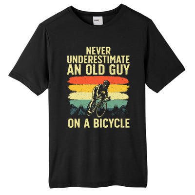 Cool Cycling Art For Men Grandpa Bicycle Riding Cycle Racing Tall Fusion ChromaSoft Performance T-Shirt