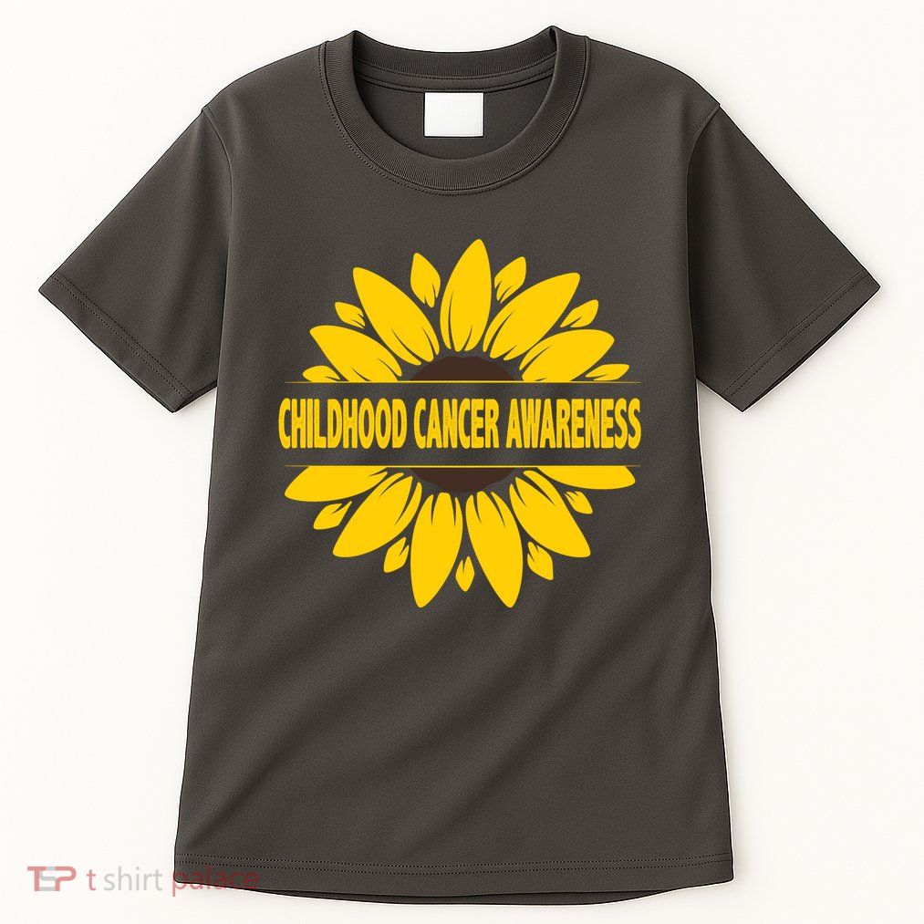 Childhood Cancer Awareness Sunflower Tall T-Shirt