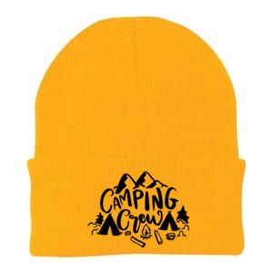 Camping Crew Adventure Mountain Knit Cap Winter Beanie