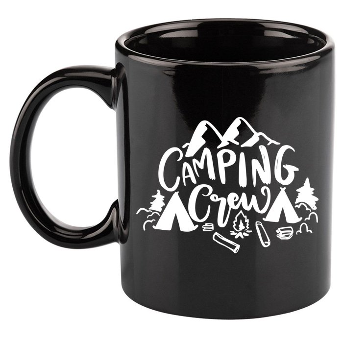 Camping Crew Adventure Mountain 11oz C Handle Ceramic Mug