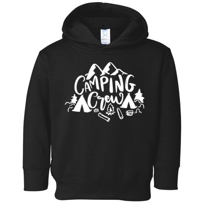Camping Crew Adventure Mountain Toddler Hoodie