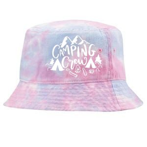 Camping Crew Adventure Mountain Tie-Dyed Bucket Hat