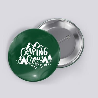 Camping Crew Adventure Mountain Button