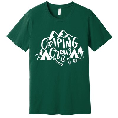 Camping Crew Adventure Mountain Premium T-Shirt