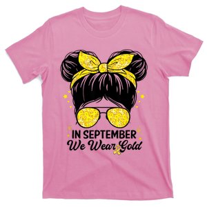 Childhood Cancer Awareness | In September We Wear Gold Cute T-Shirt