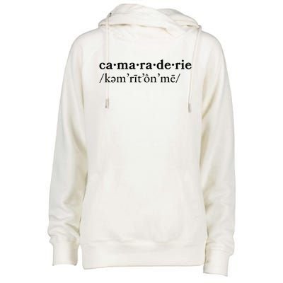 Camaraderie Womens Funnel Neck Pullover Hood