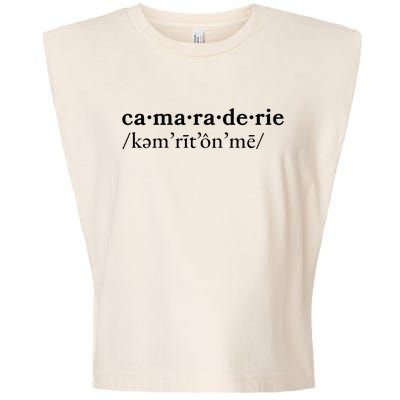 Camaraderie Garment-Dyed Women's Muscle Tee