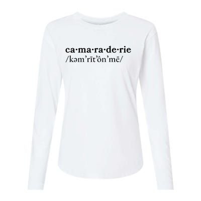 Camaraderie Womens Cotton Relaxed Long Sleeve T-Shirt