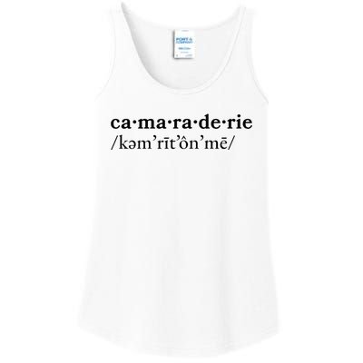 Camaraderie Ladies Essential Tank