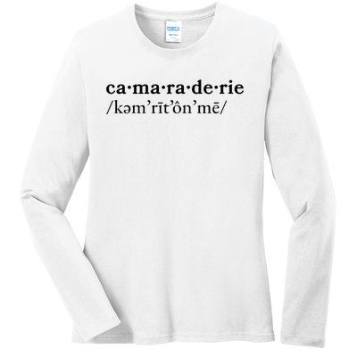 Camaraderie Ladies Long Sleeve Shirt