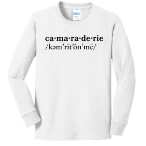 Camaraderie Kids Long Sleeve Shirt