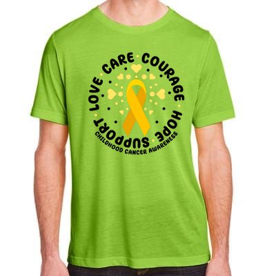 Childhood Cancer Awareness Support Family Adult ChromaSoft Performance T-Shirt