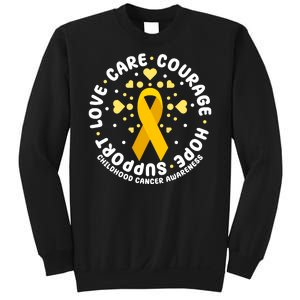 Childhood Cancer Awareness Support Family Sweatshirt