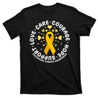 Childhood Cancer Awareness Support Family T-Shirt