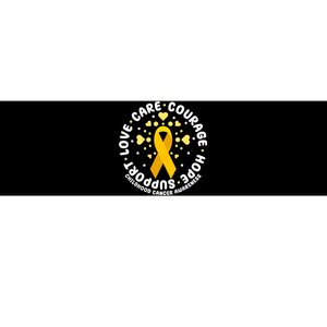 Childhood Cancer Awareness Support Family Bumper Sticker