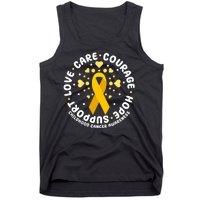 Childhood Cancer Awareness Support Family Tank Top