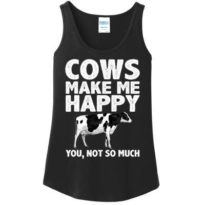 Cool Cow Art For Cow Farmer Dairy Cows Farm Animal Ladies Essential Tank