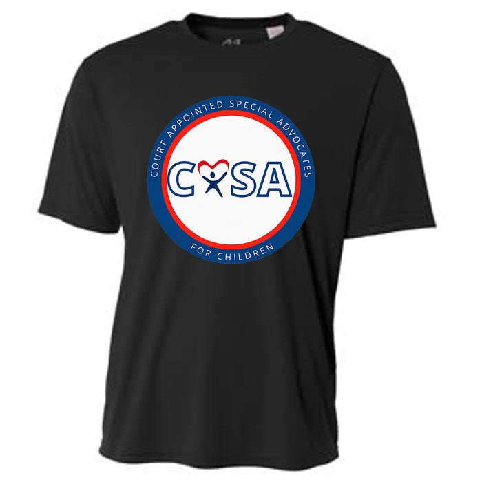 Casa Court Appointed Special Advocates Logo Cooling Performance Crew T-Shirt