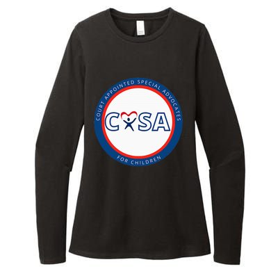 Casa Court Appointed Special Advocates Logo Womens CVC Long Sleeve Shirt