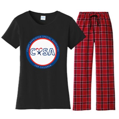 Casa Court Appointed Special Advocates Logo Women's Flannel Pajama Set