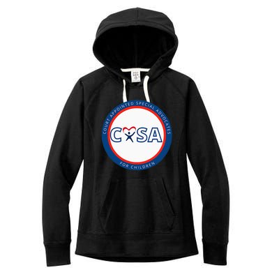 Casa Court Appointed Special Advocates Logo Women's Fleece Hoodie